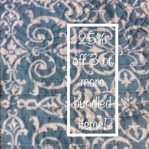 25 % off bundles of 3 items or more